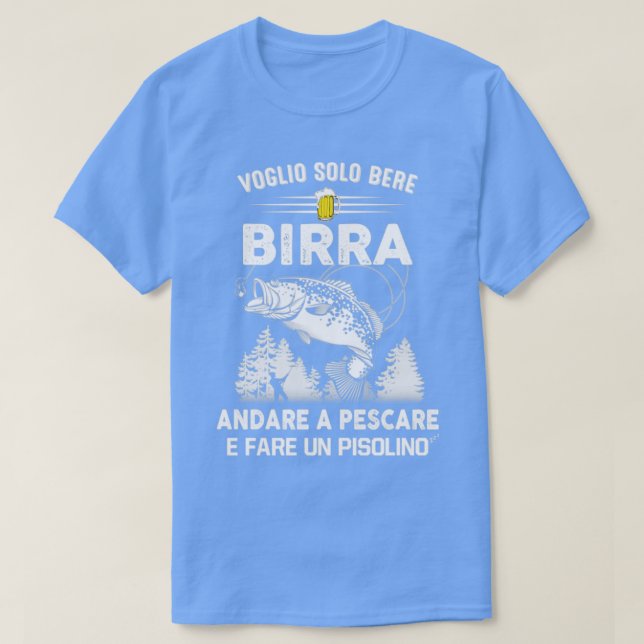 Camiseta Regalo per gli amanti della pesca (Frente do Design)