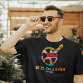 Camiseta Regalo Personalizado Para Papa amante al ciclismo