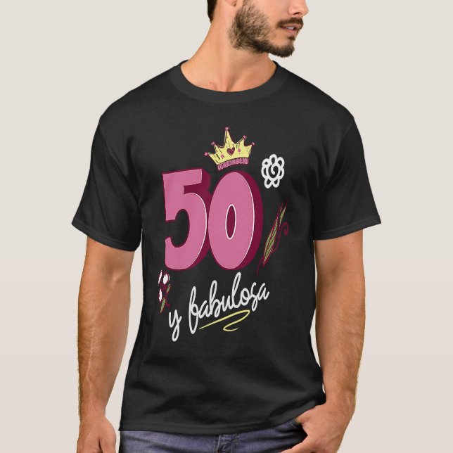 Camiseta Regalos para mujeres de 50 anos Playera de cumple (Frente)