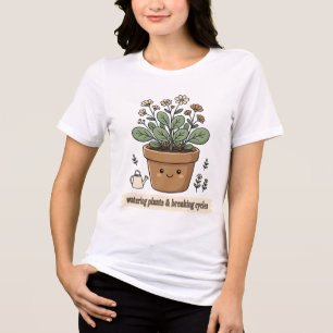 Camiseta Regando Plantas e Rompendo Ciclos -