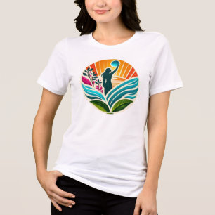 Camiseta Regar V-Neck Empoderando a Humanidade
