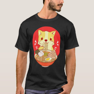 Camiseta Regata Cachorro Fofo Corgi Macarrão Japon