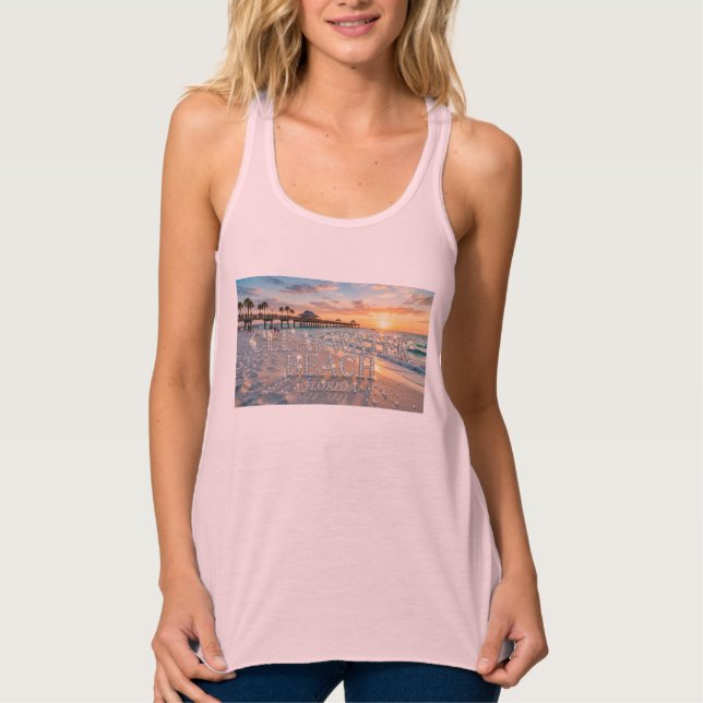 Camiseta Regata Clearwater Beach Florida (Frente)