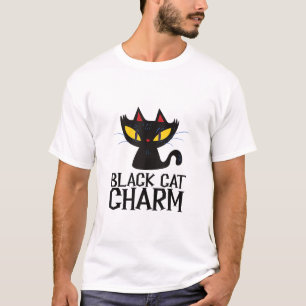 Camiseta Regata de Halloween com Charme de Gato Pr