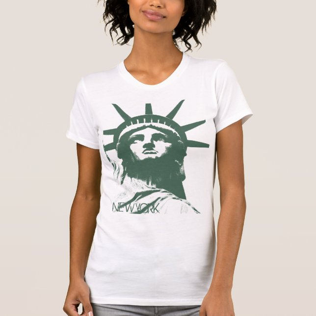 Camiseta Regata Feminina Nova York Estátua da Libe (Frente)