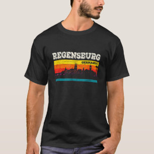 Camiseta Regensburg Skyline Funny Regensburger Alemanha