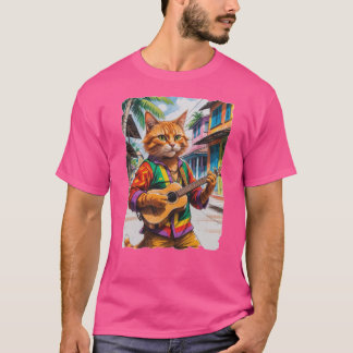 Camiseta Reggae Cat na Jamaica!