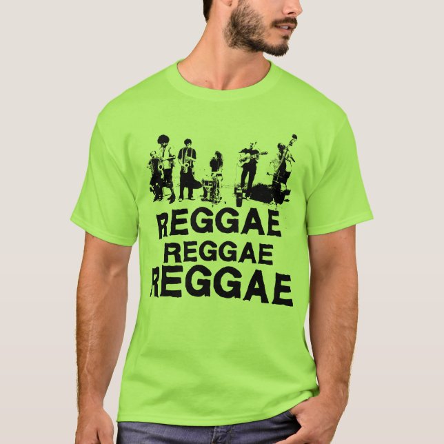 CAMISETA REGGAE DA REGGAE DA REGGAE (Frente)