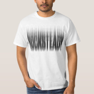 Camiseta Reggae de Tipografia com Efeito Desfocado Rockstab