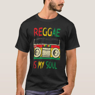 Camiseta Reggae É A Minha Alma Eu Rasta I Rastafari I Jamai
