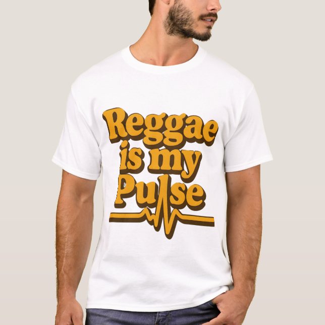 Camiseta Reggae é meu pulso (Frente)