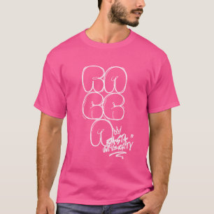 Camiseta Reggae estilo graffiti ragga da Universidade Rasta