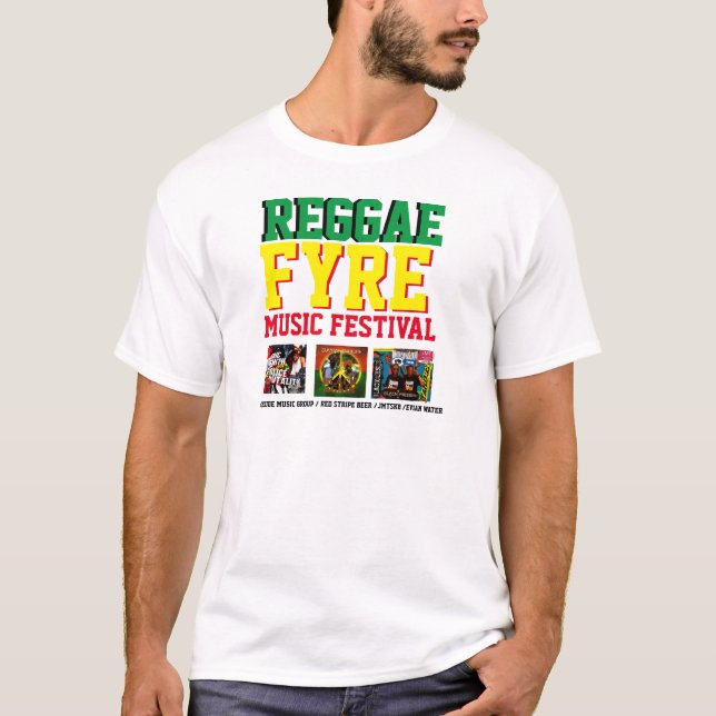 Camiseta REGGAE FYRE JMT MUSIC (Frente)