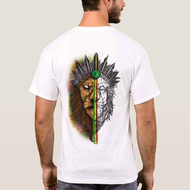 Camiseta Reggae leão Shirt (Verso)