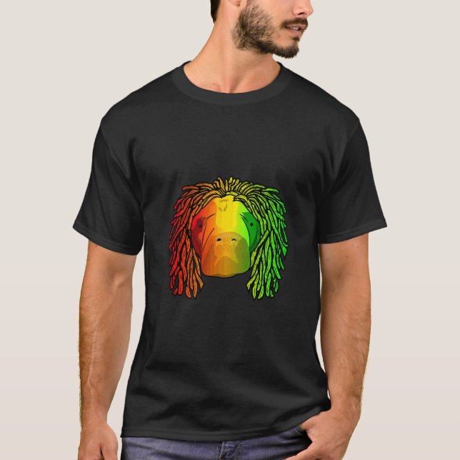 Camiseta Reggae Legal Manati Dreadlocks Dreadlocks Rasta (Frente)