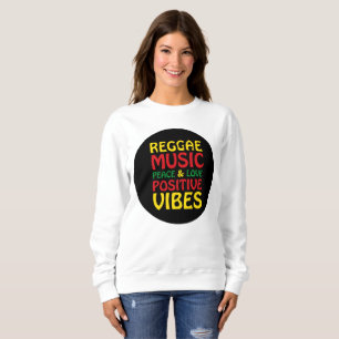Camiseta Reggae Music com afirmações positivas