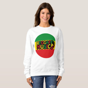 Camiseta Reggae Music design with rastafari style and color