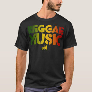 Camiseta Reggae Music Lion De Judah Rastafari Rasta Jamaica
