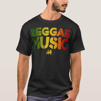Camiseta Reggae Music Lion De Judah Rastafari Rasta Jamaica