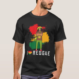 Camiseta Reggae Music Rastafari Dreadlocks Reggaeton Jamaic