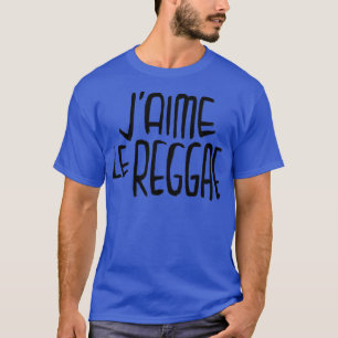 Camiseta Reggae Music Reggae Typografia Jaime le Regga