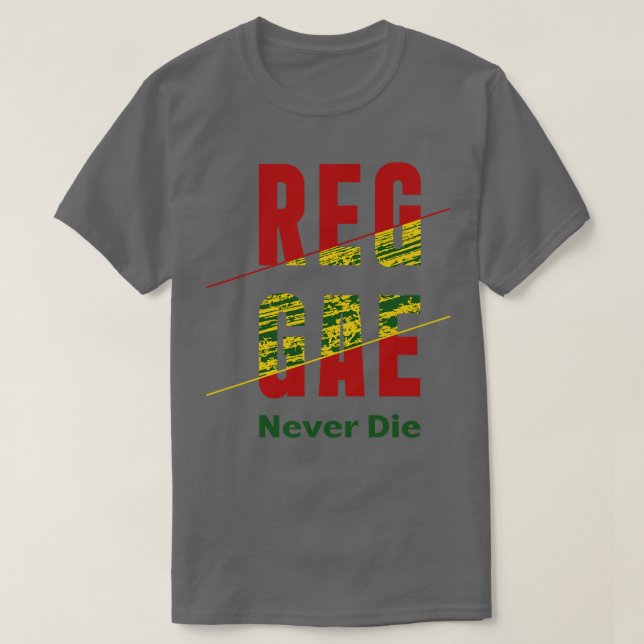 Camiseta Reggae Nunca Morre (Frente do Design)