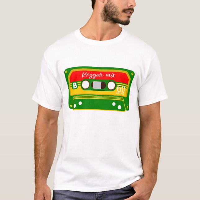 Camiseta Reggae Rastafarian Colors mixtape (Frente)