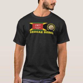 Camiseta REGGAE REBEL JMT Camisa-T básica escura