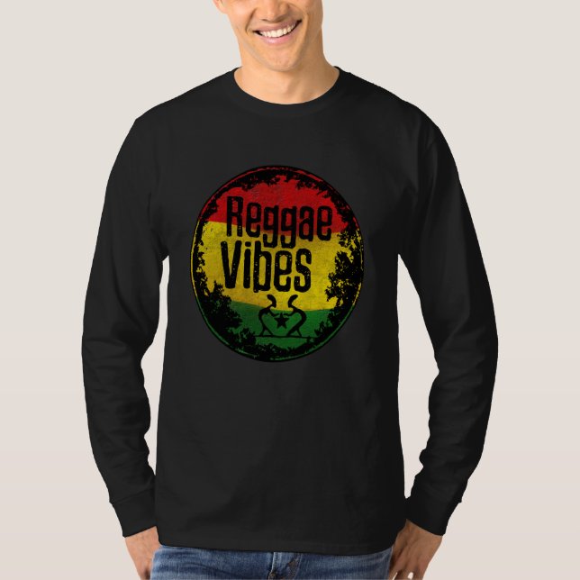 Camiseta reggae roots rastafari irie rasta irie jah (Frente)