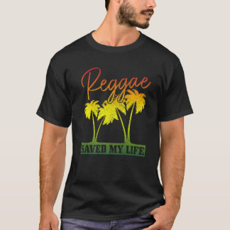 Camiseta Reggae Salvou Minha Vida Jamaica Retro Vintage Ras