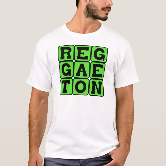 Camiseta Reggaeton, Gênero Musical (Frente)