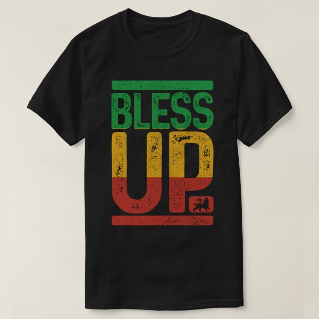 Camiseta Reggup Music Rastafari Lion Da Judah Rast (Frente do Design)