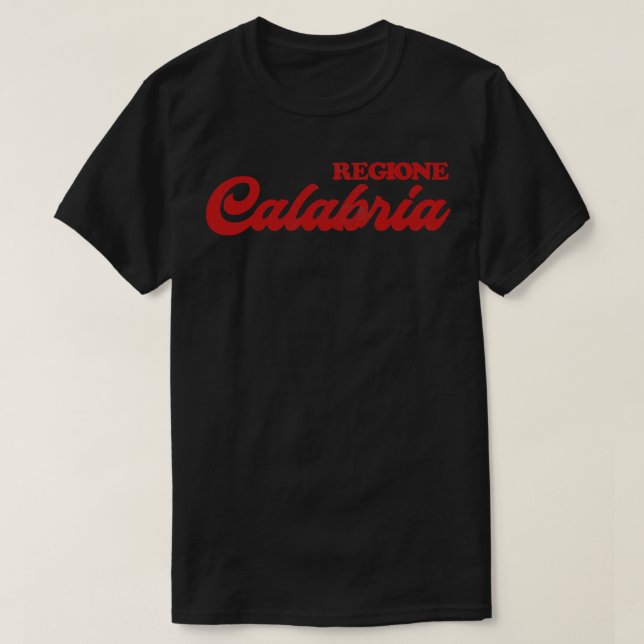 Camiseta Região Calábria (Frente do Design)