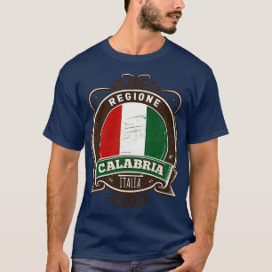 Camiseta Região Calabria Italia Original Retro Design