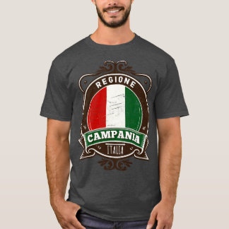 Camiseta Região Campania Italia Original Retro Design