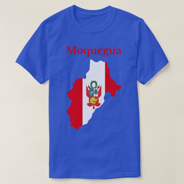 Camiseta Região de Moquegua Peru (Frente do Design)