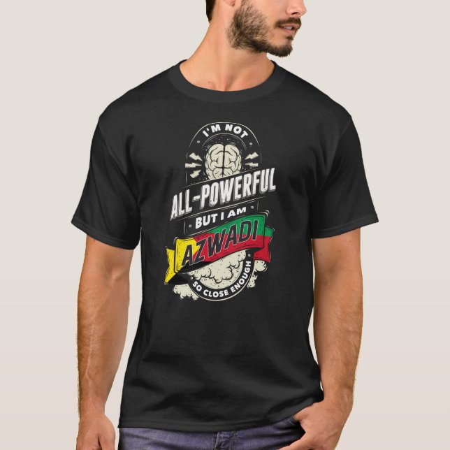 Camiseta Região do Orgulho Azwadi e Estado (Frente)