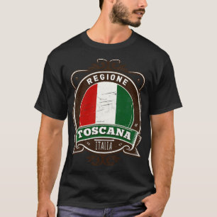 Camiseta Região Toscana Italia Design