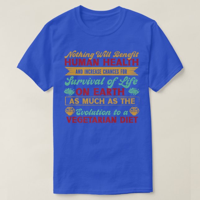 Camiseta Regime alimentar vegetal (Frente do Design)