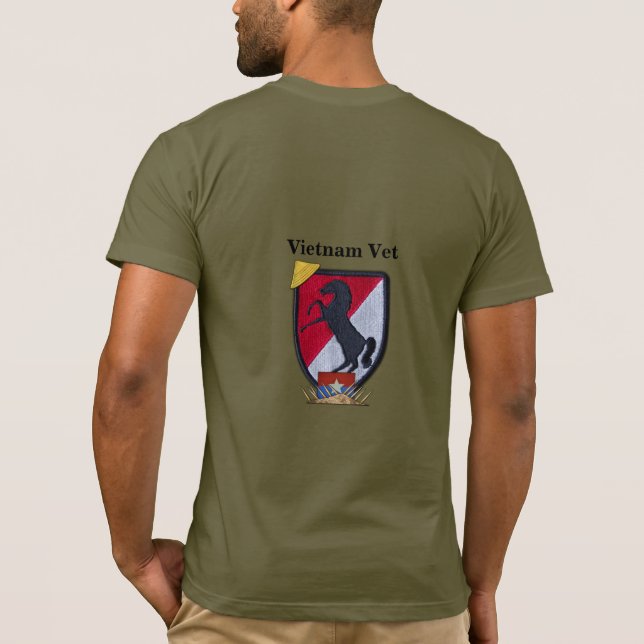 Camiseta Regimento de Cavalaria Armada de 11 ACR Vietnã (Verso)