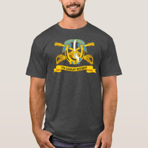 Camiseta Regimento de Cavalaria de 7 com Br Ribbon