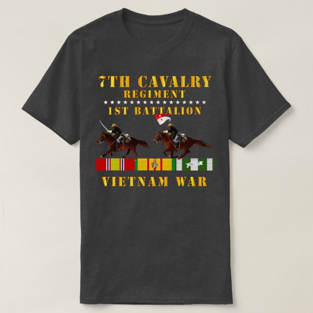 Camiseta Regimento de Cavalaria de 7 de Batalhão de 1rua Vi (Frente do Design)