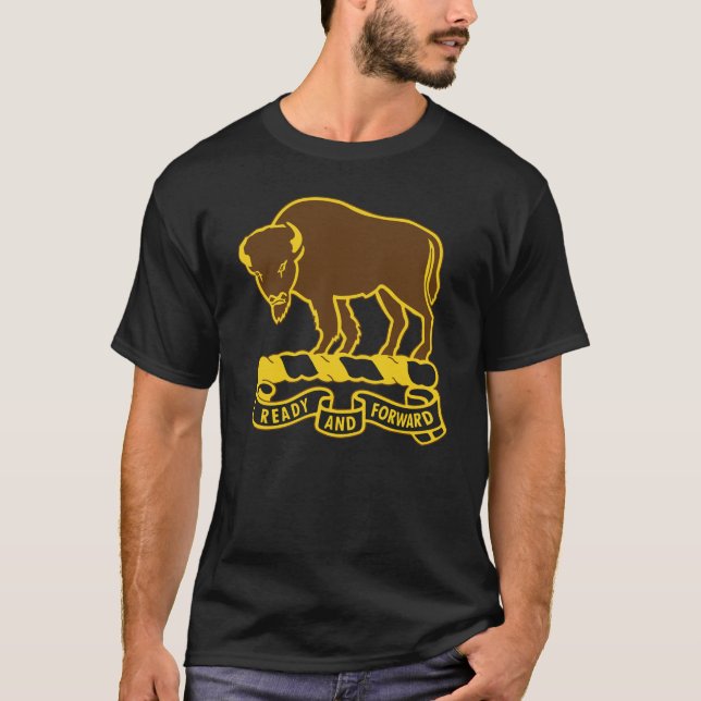 Camiseta Regimento de Cavalaria dos EUA (Soldados de Buffal (Frente)