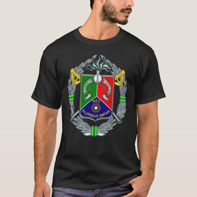 Camiseta Regimento de Cavalaria Estrangeira - 1er Régiment  (Frente)