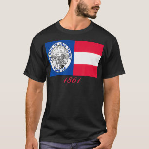 CAMISETA REGIMENTO DE GUERRA CIVIL DA FLÓRIDA EM 1861 EM D