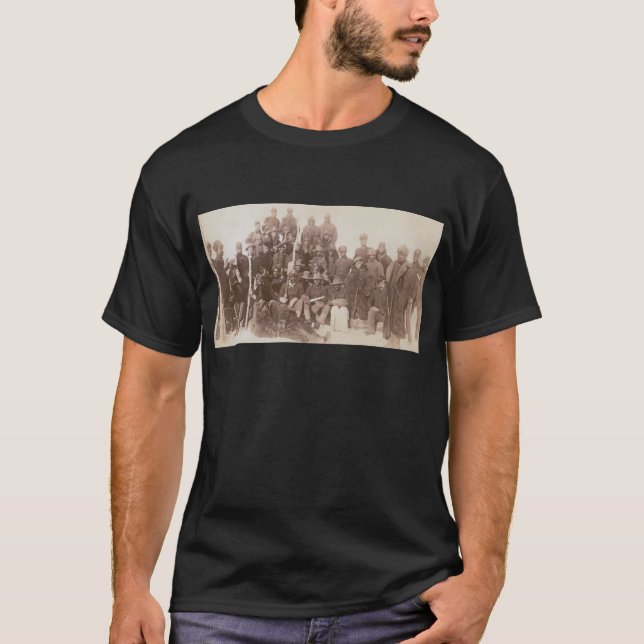 Camiseta Regimento dos soldados históricos do búfalo da (Frente)