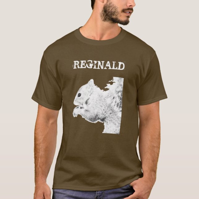 Camiseta Reginald o esquilo (Frente)