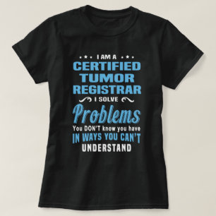 Camiseta Registrador de Tumores Certificado