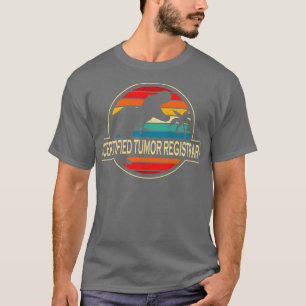 Camiseta Registrador de Tumores Certificado Dinossaur