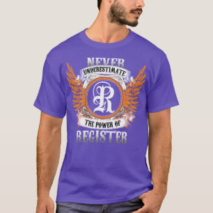 Camiseta Registrar O Nome E Nunca Subestimar A Potência